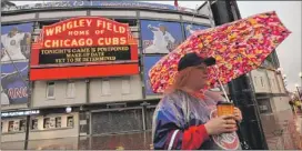  ?? | SUN-TIMES LIBRARY ?? Will the Cubs really leave Wrigley Field over the renovation spat? Ald. Tom Tunney doesn’t think so.