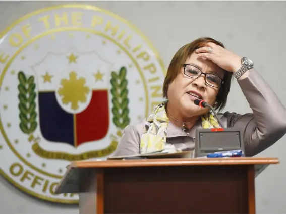  ?? (Getty) ?? Leila de Lima has had to leave her home after the President’s campaign