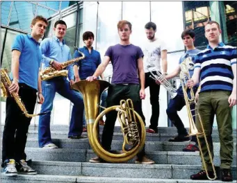  ??  ?? Booka Brass will be bringing their New Orleans style jazz to Coughlans this Saturday from 9pm