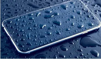  ?? ?? Das iPhone von Apple ist in bestimmten Fällen wasserfest.