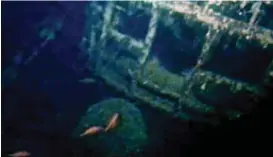  ?? FOTO: KYSTVERKET ?? ENDTE HER: U-864 var på vei til Japan da den ble torpedert av den britiske ubåten HMS «Venturer» 9. februar 1945. Vraket ligger på 150 meters dyp, to nautiske mil vest for Fedje.
