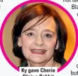  ??  ?? Ky gave Cherie Blair a Rabbit