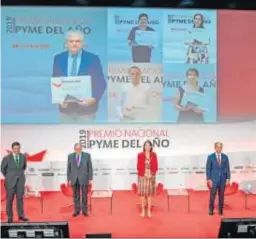  ?? M.G. ?? Premiados en el Premio Nacional Pyme del Año.