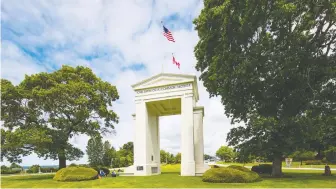  ?? FRANCIS GEORGIAN ?? Health Minister Adrian Dix says it’s vital to keep border crossings such as the Peace Arch in Surrey closed to prevent another surge in cases as people enter the province from Washington state.