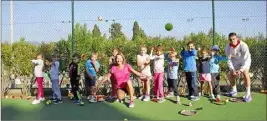  ?? (D. R.) ?? Les enfants de l’école de tennis sont de retour sur les courts du TCG.