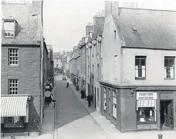  ??  ?? Meal Vennel, now the site of St John’s Square, undated.