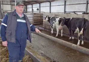  ??  ?? Cattle farmer Seamus Killoran.