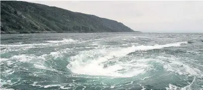  ??  ?? ●●Corryvreck­an whirlpool