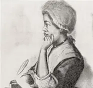  ?? Courtesy photo ?? Phillis Wheatley (1753-1784) began writing her own poems by age 14, becoming a celebrity in Boston.