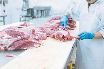  ??  ?? PRODUCTS: Meat processors have warned of shortages due to staffing challenges.