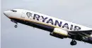  ??  ?? Takeoff: Ryanair is now operating about 1,000 flights a day