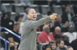  ?? Kyle Phillips Associated Press ?? CLIPPERS COACH Tyronn Lue expects to have third-leading scorer Marcus Morris Sr. available Sunday. But the team ruled out Kawhi Leonard.