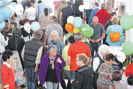  ?? ARCHIV-FOTO: AFI ?? Die Kapfenburg­messe – im Bild die vergangene Ausgabe – ist ein Publikumsm­agnet.