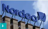  ?? FOTO: EMMI KORHONEN/LEHTIKUVA ?? 3
■ 3 Nordea, som är Finlands största bank, väntar sig kreditförl­ust.