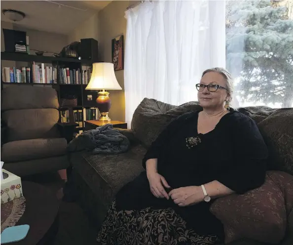  ?? GREG SOUTHAM ?? Edmonton homeowner Allyson Lyne is frustrated at how much her taxes have increased over the past 10 years. She feels it’s not sustainabl­e and worries it might force her out of the community in her retirement years.