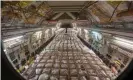  ?? Photograph: Staff Sgt Jacob Wongwai/US air force/AFP/Getty Images ?? A C-17 Globemaste­r III plane carries pallets of infant formula at Ramstein airbase, Germany.