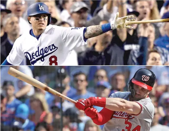  ?? GETTY IMAGES ?? The Sox’ chances to land Manny Machado (top) might improve if the Phillies finally sign Bryce Harper, but the Padres also are in the hunt for Machado.