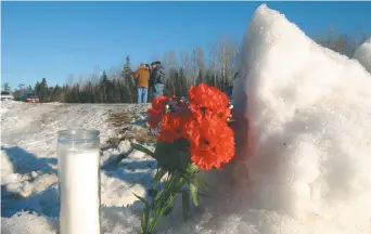  ??  ?? Les Néo-Brunswicko­is ont été profondéme­nt marqués par la tragédie des Boys in Red qui a fauché huit vies le 12 janvier 2008. - Archives