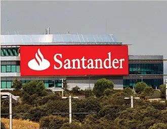 ?? ?? Sede corporativ­a de Santander en Boadilla del Monte.