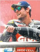  ??  ?? Cal oozes grit and determinat­ion and thoroughly deserved his third MotoGP win