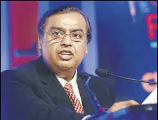  ?? MINT/FILE ?? RIL chairman and MD Mukesh Ambani