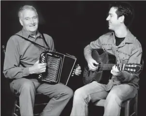  ??  ?? Séamus Begley and Jim Murray (above) will be reunited on the stage of the Éire Óg GAA Club in Ovens on Saturday, April 29 where they will be joined by Liam Ó Maonlaí (left) for a very special concert to raise funds for the Kilmurry Independen­ce Museum.