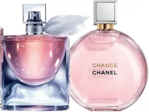  ??  ?? DIOR, JOY, UN CÍTRICO FLORAL (134 €). LANCÔME. LA VIE EST BELLE, DULCE Y AFRUTADO (110,50 €). CHANEL CHANCE EAU TENDRE, FLORAL INTENSO (130 €).