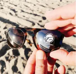  ?? PHOTO : COURTESY JACOB
ROSENBERG ?? Stanford University sailor Jacob Rosenberg put concept into action with the launch of Tajima Direct, which allows customers to easily order and replace damaged polarized lenses in existing frames.