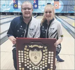  ??  ?? SUCCESS: Horsham bowlers Bevan Brooke and Sophie Martin will travel to Asian School Tenpin Bowling Championsh­ips in Hong Kong following recent success.