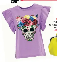  ??  ?? j T-SHIRT
Os folhos e padrões da Kocca €68,58