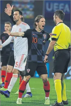  ?? FOTO: SIRVENT ?? El último precedente cayó del bando Croata. 3-2 en la Nations