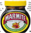 ??  ?? Marmite’s classic spread