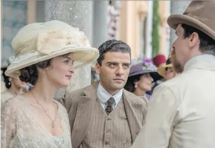  ?? ENTERTAINM­ENT ONE ?? Charlotte Le Bon, left, Oscar Isaac and Christian Bale star in The Promise. Isaac shines in the well-meaning, but mediocre film.