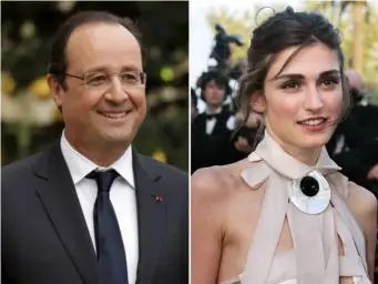  ??  ?? Despite being nicknamed ‘Monsieur Normal’ Francois Hollande enlivened French politics by having an affair with actress Julie Gayet