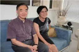  ?? TRACY HANES FOR THE TORONTO STAR ?? Architect builder Po Ku and wife Georgiana in their renovated Don Mills home.