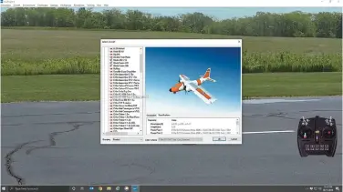  ??  ?? Sitting in a box next to my computer was the new EC-1500, so I was excited to try it in the sim before heading to my local flying field. I can even play with the large flap or large aileron configurat­ion.