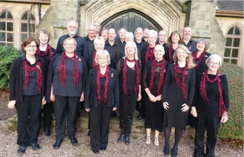  ?? Photo: Supplied ?? UK chamber choir, Moorland Voices, which will perform a joint concert with Grahamstow­n’s own Pro Carmine a capella group as part of their forthcomin­g tour of the area.