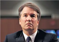  ??  ?? Brett Kavanaugh is prepared to refute sexual assault claims before a Senate committee