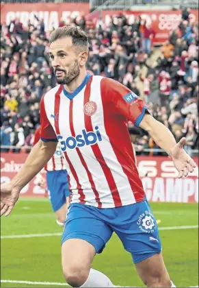  ?? FOTO: Pere PUNTÍ ?? Stuani, el hombre-gol el uruguayo apunta al once inicial en el duelo con el rayo