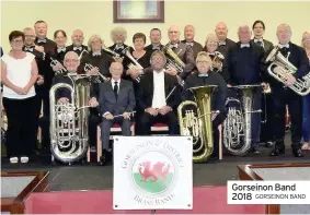  ?? GORSEINON BAND ?? Gorseinon Band 2018