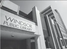  ?? NICK BRANCACCIO ?? The Downtown Windsor Business Improvemen­t Area will host a town hall on June 26 to discuss Downtown Mission’s planned relocation to the Windsor Public Library main branch on Ouellette Avenue.