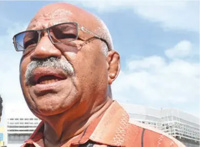  ??  ?? SODELPA leader Sitiveni Rabuka.