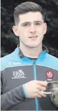  ??  ?? Key role: Padraig McGrogan brings experience to Derry U20 side