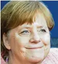  ?? Foto: afp ?? Bundeskanz­lerin Angela Merkel ist froh über die Ausnahme für die EU.