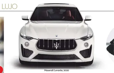  ??  ?? Maserati Levante, 2020