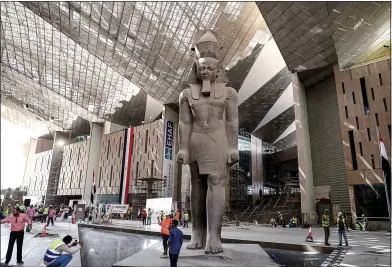  ??  ?? THINK BIG: A massive statue of Ramses II will greet visitors at the Grand Egyptian Museum
GALWAY
GEORGIA