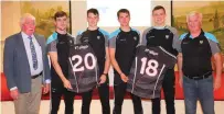  ??  ?? IT Sligo Associate Team Sponsor: Joe Taaffe, Chairman , Mikey Gordon, Eamonn Kilgannon, Paddy O’Connor, Luke Nicholson and Peter Greene Treasurer.