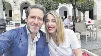  ?? TWITTER MARÍA GUARDIOLA ?? Mérida Sémper y Guardiola, ayer, en una foto de las redes sociales de la candidata del PP. ▷