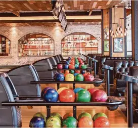  ?? Bowle and Barrel ?? Bowle and Barrel, a 14-lane bowling and dining venue, will soon open in CityCentre in West Houston. The venue is looking to fill 100 to 125 positions.