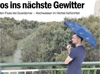  ?? Foto: S. Wieczorek ?? Der letzte Abschnitt des Segura benötigt dringend mehr Hochwasser-Schutz.